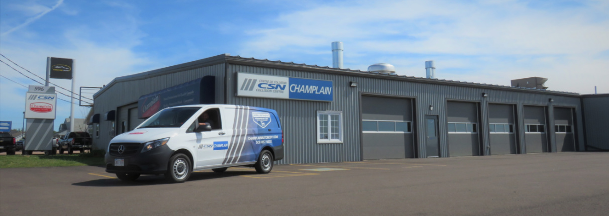 Mobile collision estimator - Champlain Auto Body - Moncton's most
