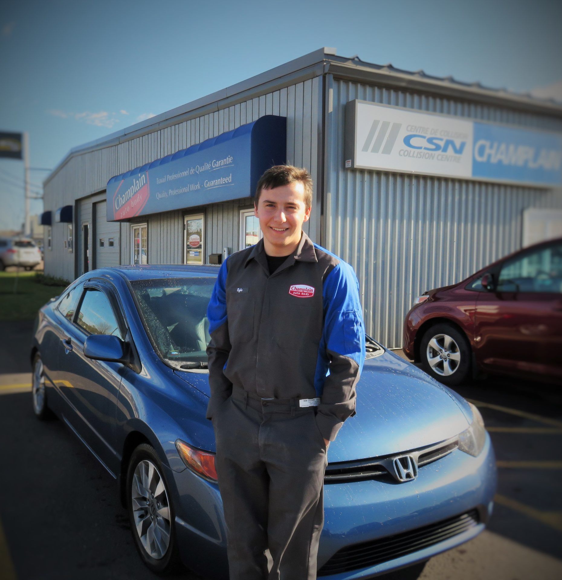 Kyle Drouillard (8) Champlain Auto Body Moncton's most trusted car